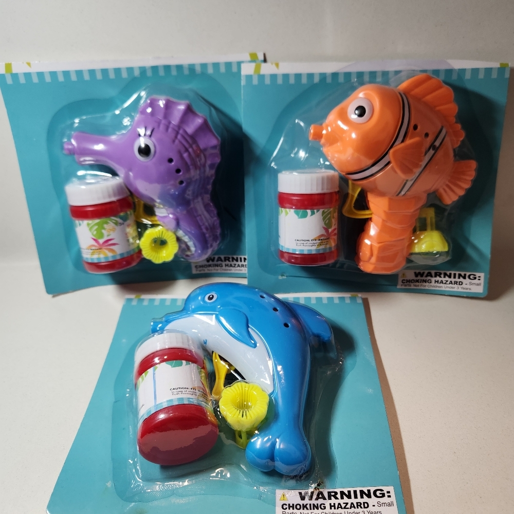3X Party Favors Bundle Lot Bubbles Bubble Wand Birthday Supplies Lot
